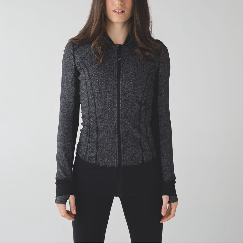 lululemon athletica Charcoal Gray Full-Zip Jacket